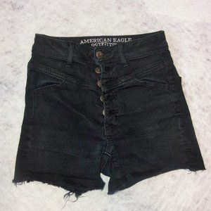 American Eagle Outfitters Shorts Size 00 Black
